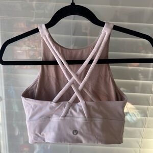 lululemon White Sports Bra size 6
